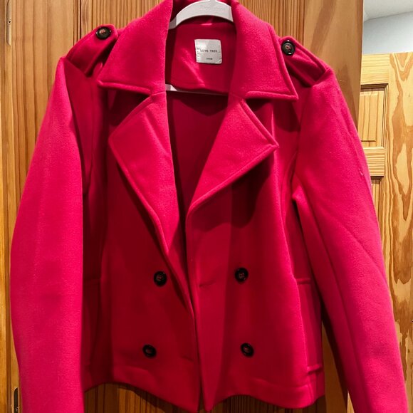 Bright Pink Blazer - Love Tree - Picture 1 of 2